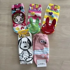 カラフルキャラクターソックス5足セット