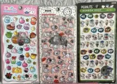 ボンボンドロップシール　スヌーピー ひゃくいっぴきわんちゃん ほっぺちゃん