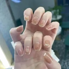 492 光の変化 愛ネイルチップ クリスマス スーツ 日常組 ハート [z37]