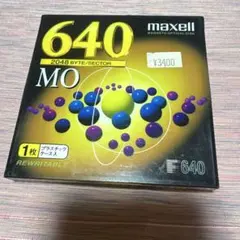 新品未開封　レトロmaxell 640MB MOディスク MA-M640.A1P