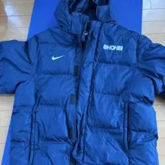 Nike ネイビー フード付きダウンジャケット