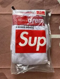 Supreme Hanes Boxer Briefs ボクサーパンツ白 S 1枚