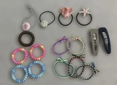 ヘアゴム・ヘアピンなど16個セット