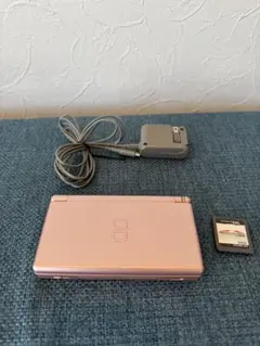 ニンテンドーDS Lite メタリックロゼ 本体 ACアダプター マリオカート付