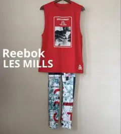 リーボック レズミルズ★ノースリーブ タンクトップM /タグ付新品レギンスXS