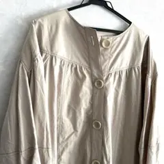 ehka sopoスプリングロングコート ベージュ