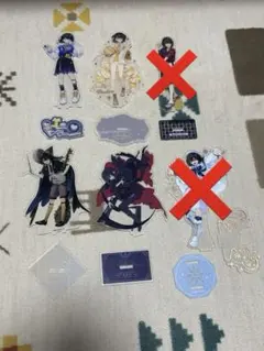 シロヱがいっぱいくじ アクリルスタンド2種 バレー 麻雀ノーマル 