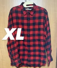 ユニクロ チェックシャツ　XL