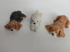 新品　犬三匹　プードルなど　セットのみ　置物　飾り物