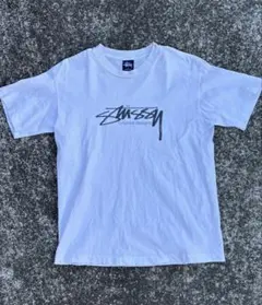 紺タグ 90s USA製 Stussy Tシャツ ホワイト