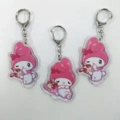 MY MELODY x 宇佐美 アクリルキーホルダー 3コセット