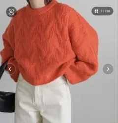 select MOCA ドルマンスリーブショートニット