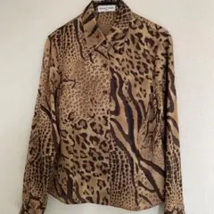 東京ブラウス　GERARD DAREL レオパード柄長袖シャツブラウスのサムネイル