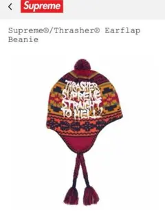 帽子 Supreme Thrasher Earflap Beanie Supreme シュプリーム 2024AW Thrasher Earflap Beanie
