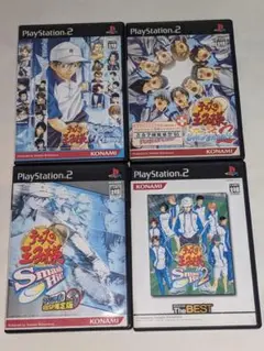 テニスの王子様PS2ゲームソフト４本セットまとめ売り