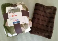 【新品未使用】こたつ中掛け毛布 正方形(おまけ付き)