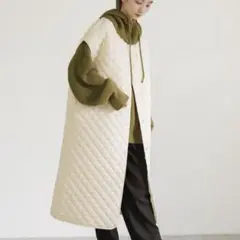 完売　キルティングロングベスト　新品