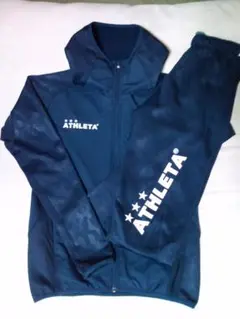 ATHLETA アスレタ　スウェット上下 冬用　Mサイズ　裏起毛　ネイビー