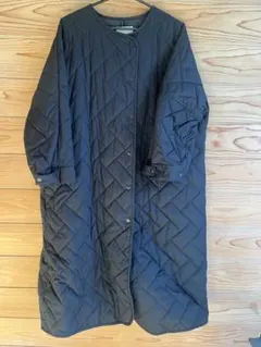 値下げ★FREAK'S STORE ロングキルティングジャケット （ブラック）