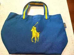 Ralph Lauren ネイビー トートバッグ
