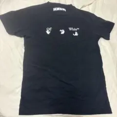 OFF WHITE 2019ss ブラック グラフィックプリントTシャツ - メルカリ