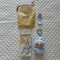 LABUBU☆PIN FOR LOVE イニシャル アルファベット D ラブブ