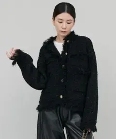 Curensology 黒 カーディガン ジャケット C.S.G＞アンセドニアカーディガンジャケット（その他アウター