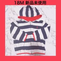 Ralph Lauren ストライプフード付きパーカー 18M