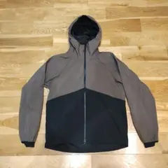 【美品】tigora ブラウン/ブラック フード付きジャケット