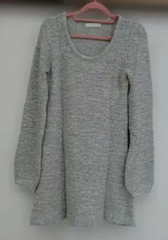 earth music & ecology 長袖セーター グレー