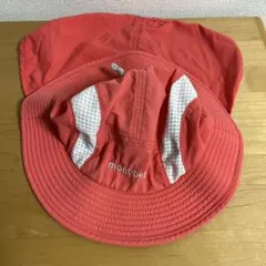 モンベル montbell ハット 日除け付き 51〜54cm オレンジ