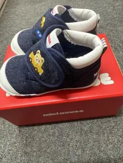 ミキハウス ベビーシューズ ネイビー 13cm