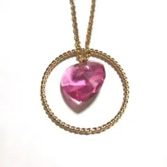ハートネックレス(ローズ)