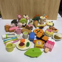 おもしろ消しゴムボックス食べ物セット