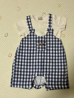 プティマイン サロペット トップス セット 男の子 80