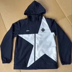 Bristol フード付きナイロンジャケット L ネイビー/ホワイト　SOPH