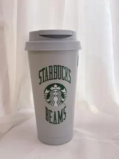 スタバ BEAMS リサイクルステンレスTOGOロゴタンブラー グレー