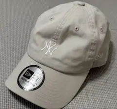 NEW ERA ニューエラ NY キャップ ベージュ