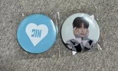 BTS JIN 缶バッジ 2個セット RUNSEOKJIN
