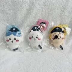 ちいかわアドベンチャーマスコット　海賊　ちいかわ　ハチワレ　うさぎ