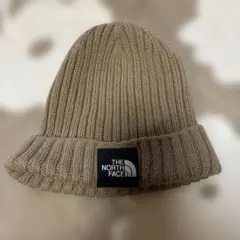 THE NORTH FACE ベージュニット帽