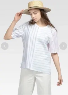 トミーフィルガー Tommy IconsミックスストライプTシャツ