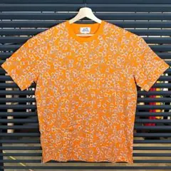 未使用 エルメス エトリエ 鐙 総柄 半袖Tシャツ オレンジ XXL 2XL 