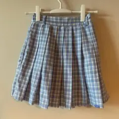 ピンクラテ p.Latte チェック柄 プリーツスカート