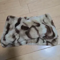 LOWRYSFARM ネックウォーマー 茶色 ボア