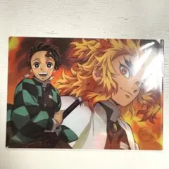 【未使用1枚】　鬼滅の刃　クリアファイル　煉獄杏寿郎　竈門炭治郎　無限列車編