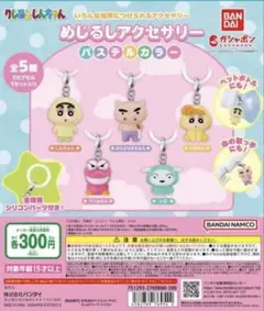 クレヨンしんちゃん めじるしアクセサリー パステルカラー 全5種