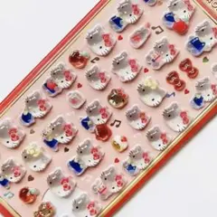 キティー　ボンボンドロップシール　2枚