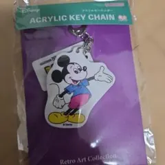 ディズニー100周年記念 復刻版ミッキーアクリルキーホルダー❣️