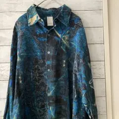 Casper John キャスパージョン　ドルマンシャツ　総柄　古着屋購入